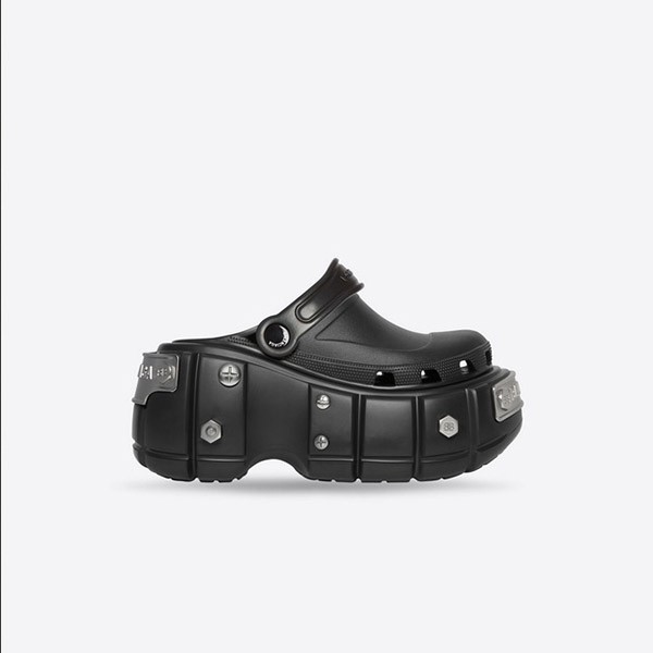 バレンシアガ クロックス 偽物【25SS】バレンシアガ Hard Crocs サンダル 厚底 ロゴ