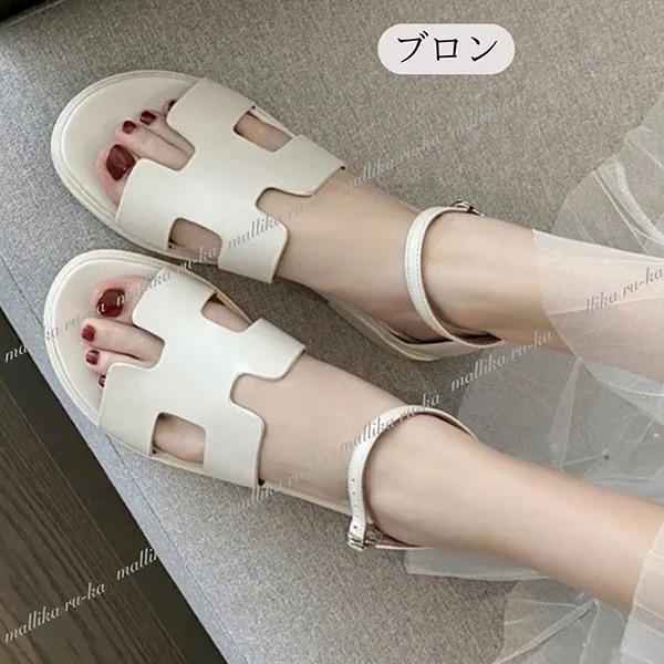 【エルメス】サンダル・サントリーニ コピー H182139Z