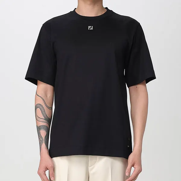 限定希少☆フェンディ FFロゴ コットン Tシャツ スーパーコピー FY0936ARYYF0QA0