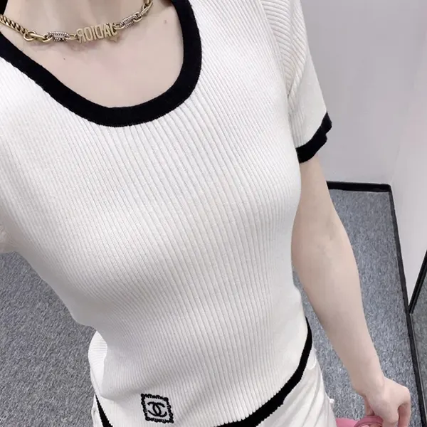 稀少★シャネル トップス Tシャツ CCロゴ P79495 K11480 NAEEL