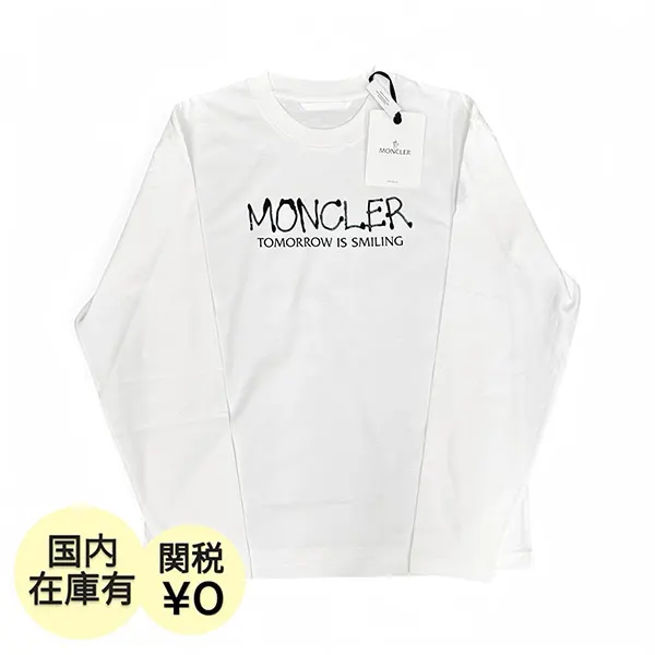 大人気定番☆モンクレール グラフィティ ロゴ ロングスリーブ Tシャツ コピー ロンT K1091 8D00005 89AJS