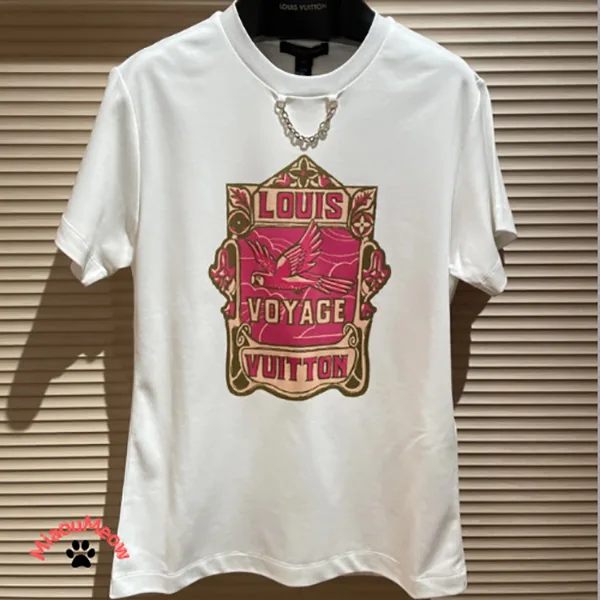 早い者勝ち【レトロプリントが可愛い♪】ルイヴィトン Tシャツ 激安 1AHIT