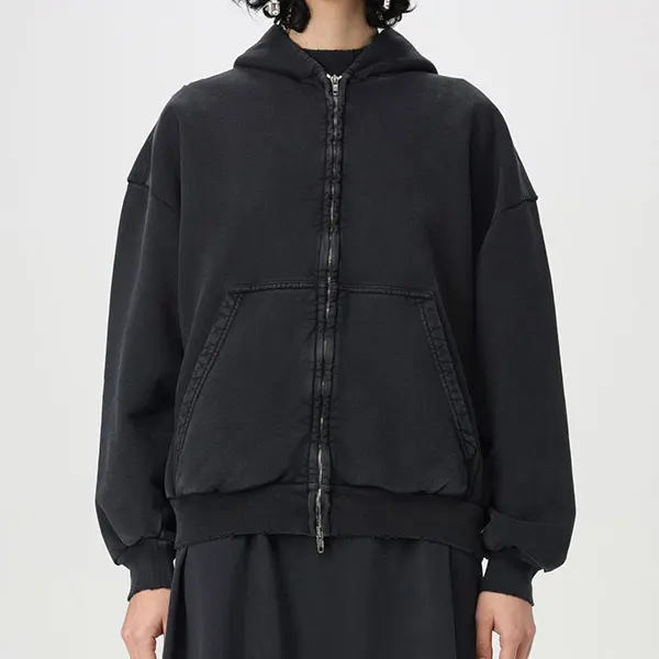 ＊バレンシアガ パーカー 偽物＊Painted ジップ Hoodie アーキタイプフリース 803264TRVU11041