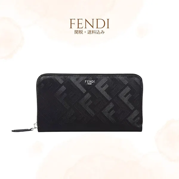 フェンディ シャドー ジップアラウンド財布 偽物 7M0210AJF4F19KP