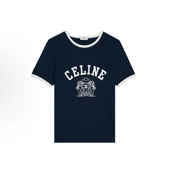 注目商品！【セリーヌ パロディ】シンプルな感じのロゴ入りTシャツ RX09C671Q