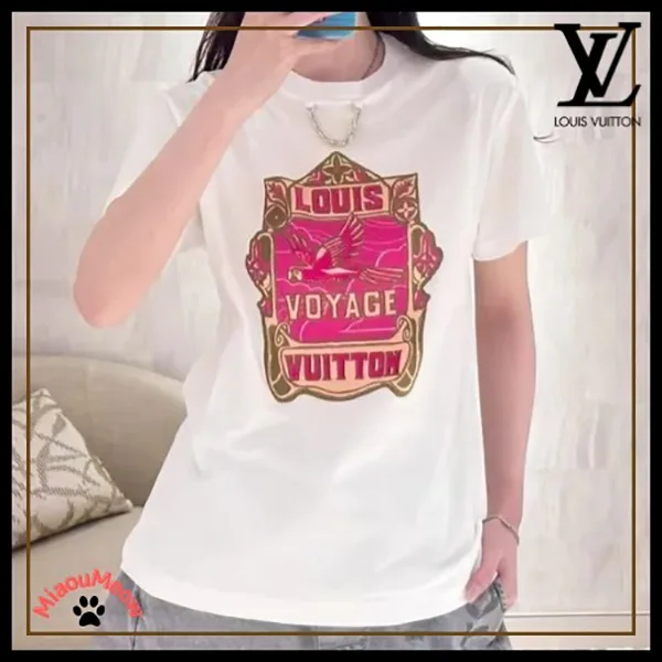早い者勝ち【レトロプリントが可愛い♪】ルイヴィトン Tシャツ 激安 1AHIT