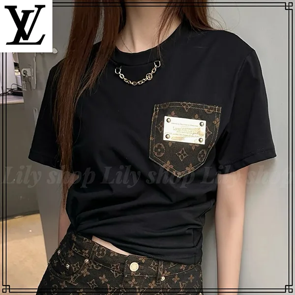 オシャレなモノグラムポケット【ルイヴィトン】Tシャツ コピー 1AIB28