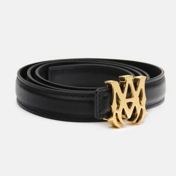 アミリ MAコアロゴ バックル ベルト BROWN/BLACK 関税込み