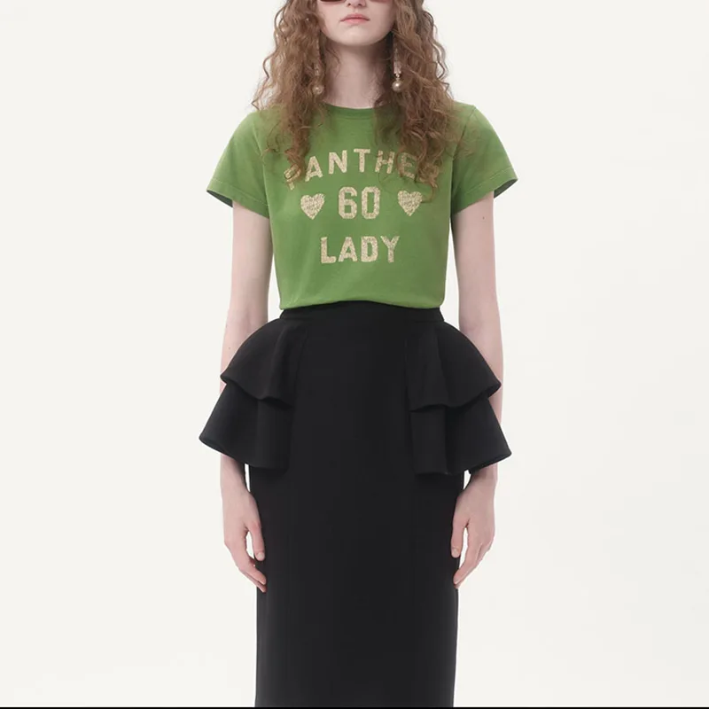 ヴァレンティノ プリントコットンTシャツ コピー 7B3MG24Y9GL_AKM