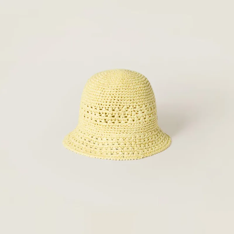 ミュウミュウ n級品 ウーブンファブリック ハット 3色 miu0611