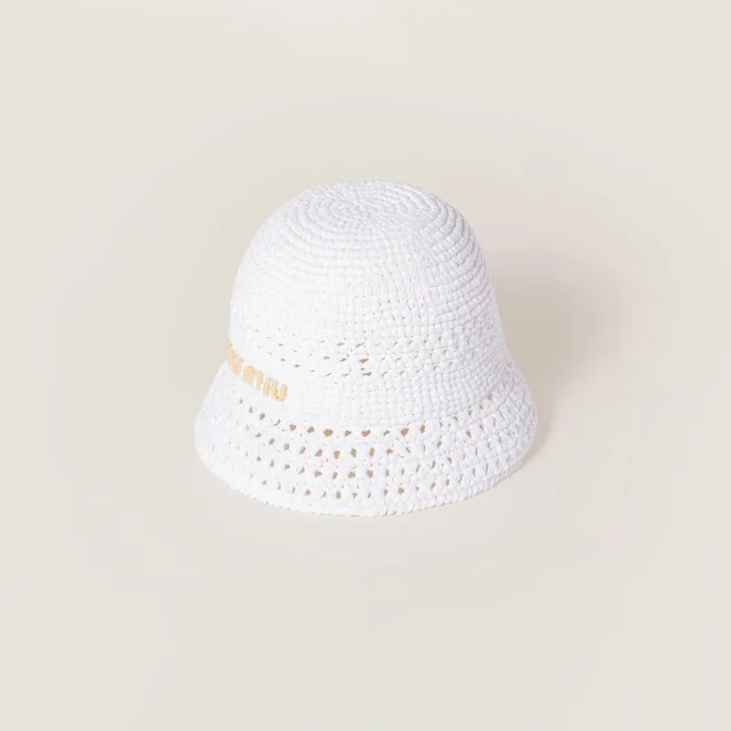 ミュウミュウ n級品 ウーブンファブリック ハット 3色 miu0611
