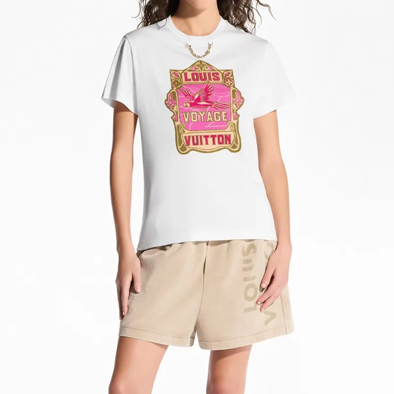 ルイヴィトン パロットプリントTシャツ パロディ 1AHIT5