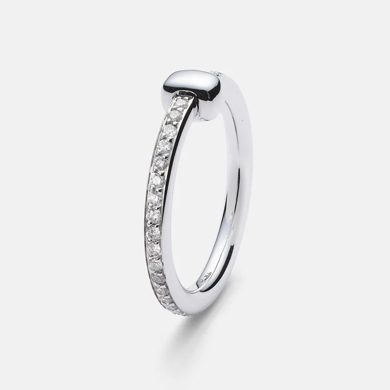 ポメラート コピー トゥゲザー 18K ダイヤモンド付きリング po0610