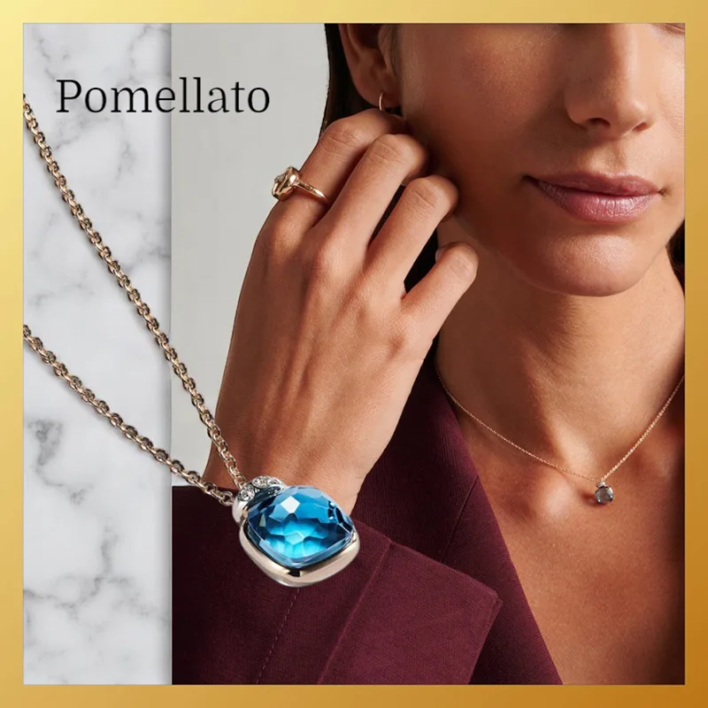 雑誌掲載【Pomellato 偽物】Nudo Mini 18Kローズゴールド ネックレス po0613