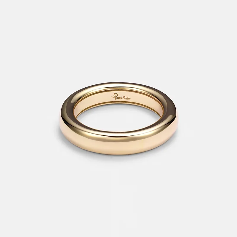 Pomellato コピー 華奢×上品♪ Iconica Extra Slim 18K リング po0614