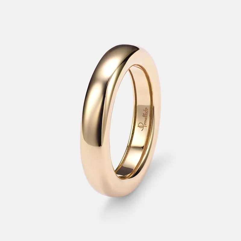 Pomellato コピー 華奢×上品♪ Iconica Extra Slim 18K リング po0614