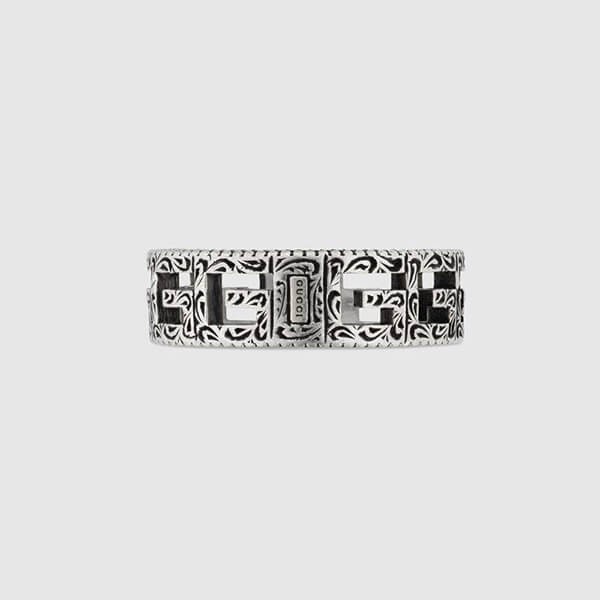 グッチ リング 指輪 メンズ レディース スクエアG ワイドリング 576993-J8400-0811