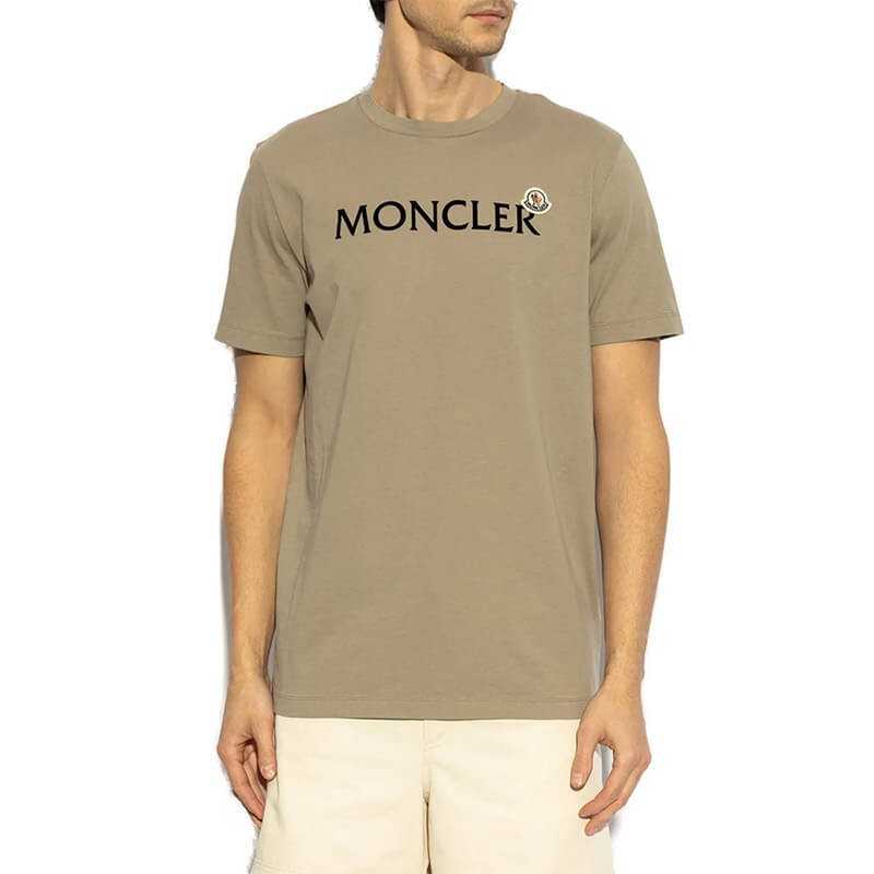 定番★モンクレール ロゴ クルーネック 半袖 Tシャツ 激安 4色 K10918C000758390T001