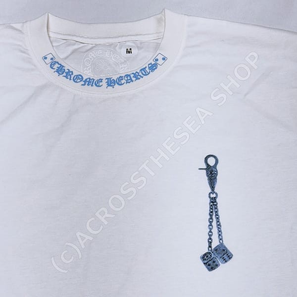 新デザイン★クロムハーツ N級品 ラスベガス ファウンテンブルー 限定 半袖 TEE 256132