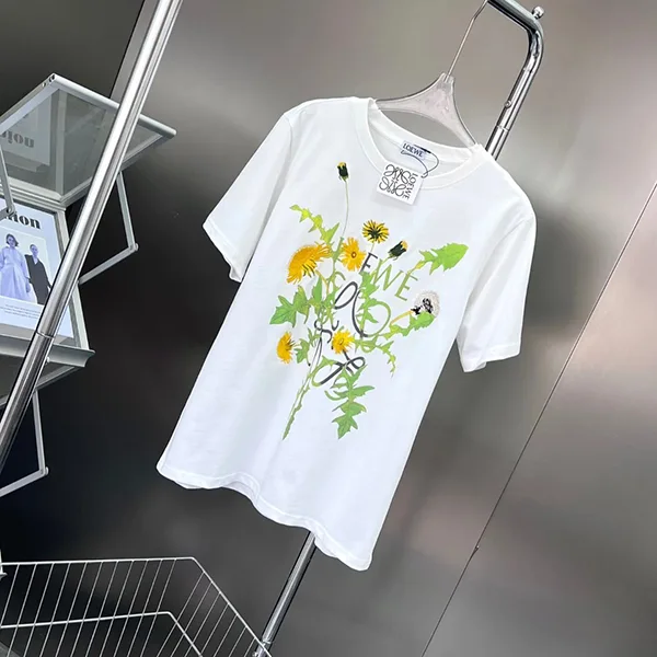 ロエベ タンポポ ダンデライオン アナグラム アクティブ Tシャツ loe2572