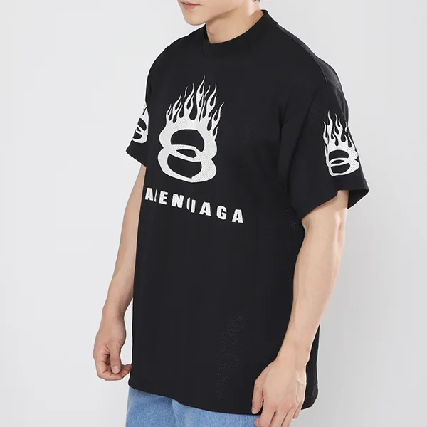 ★バレンシアガ★バーニング ユニティ オーバーサイズ Tシャツ 偽物 bl2572