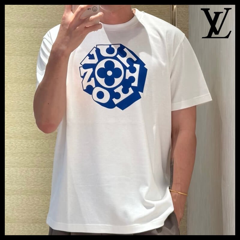 LV x NIGO ルイヴィトン Tシャツシグネチャープリント 1AIMLE