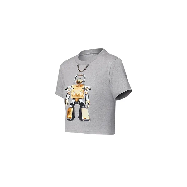ルイヴィトン Ｔシャツ パチモン 1AI43【遊び心あるロボットプリントが魅力】