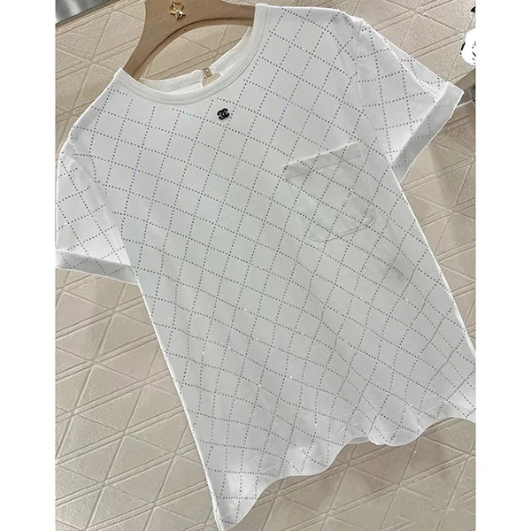 早い者勝ちバックスタイルもエレガント♡シャネルマトラッセTシャツ 偽物 P79556