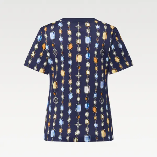 追跡付ルイヴィトン ネックレス プリントTシャツ コピー 1AI460