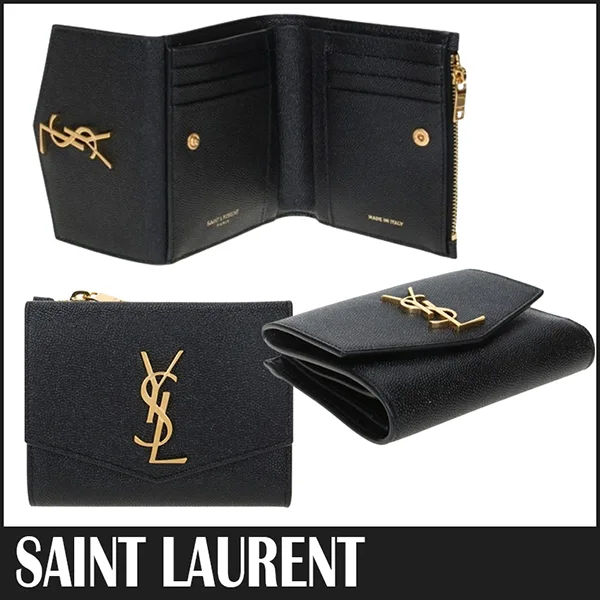 サンローラン 小銭入れ付き 二つ折り財布 コピー☆ysl258191