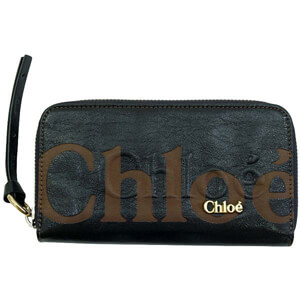 クロエスーパーコピーラウンドファスナー長財布 レディース ブラック 2242-1-992-chloe